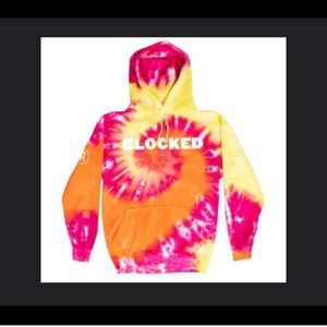 Blocked Tie Dye Hoodie from Alex Cooper from the CHD Podcast Size M